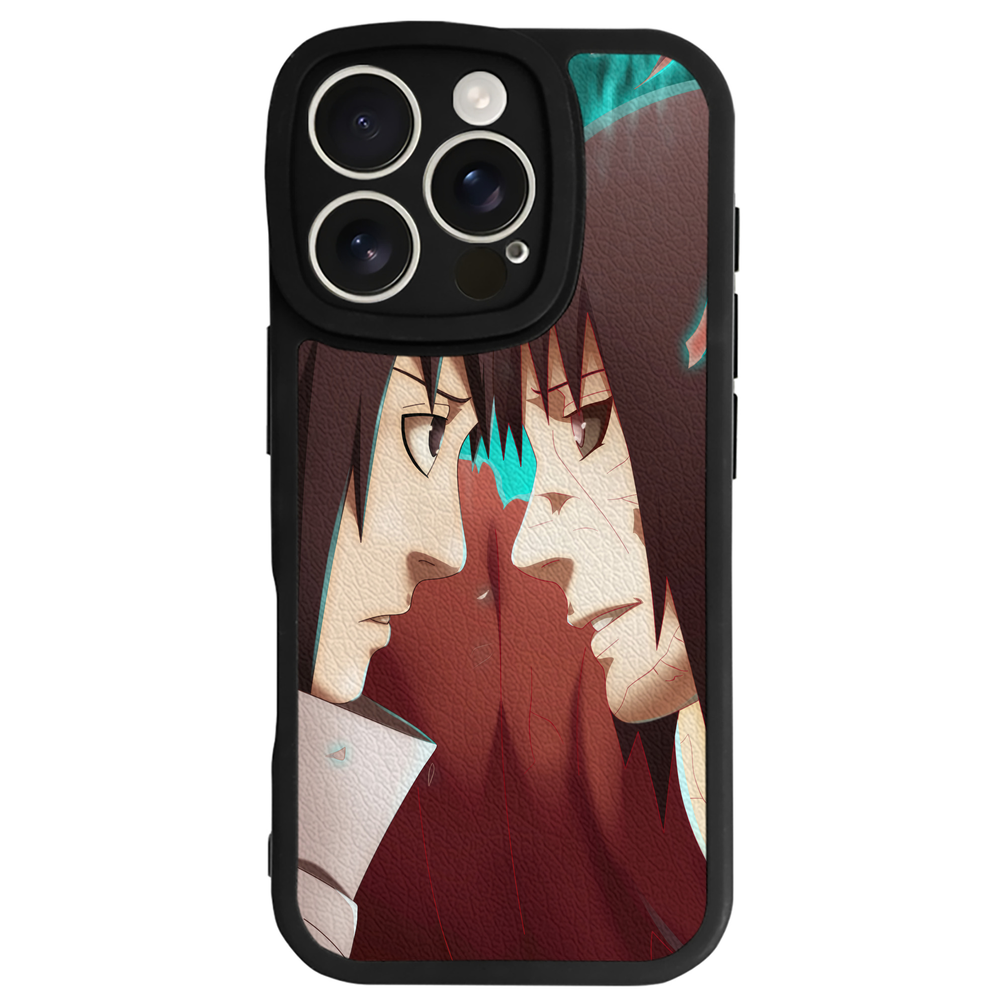 （画像用） NARUTO -ナルト- NARUTO -ナルト- 疾風伝 【iPhone 16シリーズ対応】シリコンスマホケース（レザー調） 材質：シリコン